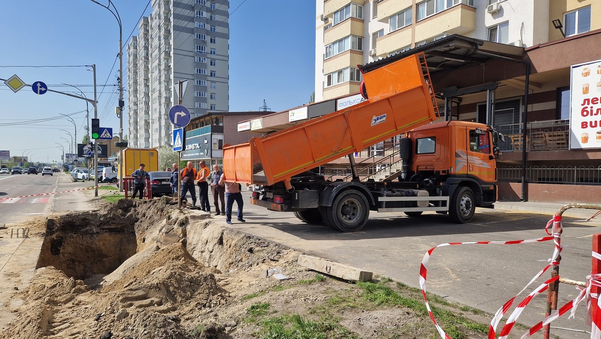 Ремонт каналізаційної системи на Набережній у Вишгороді: новини та інформація