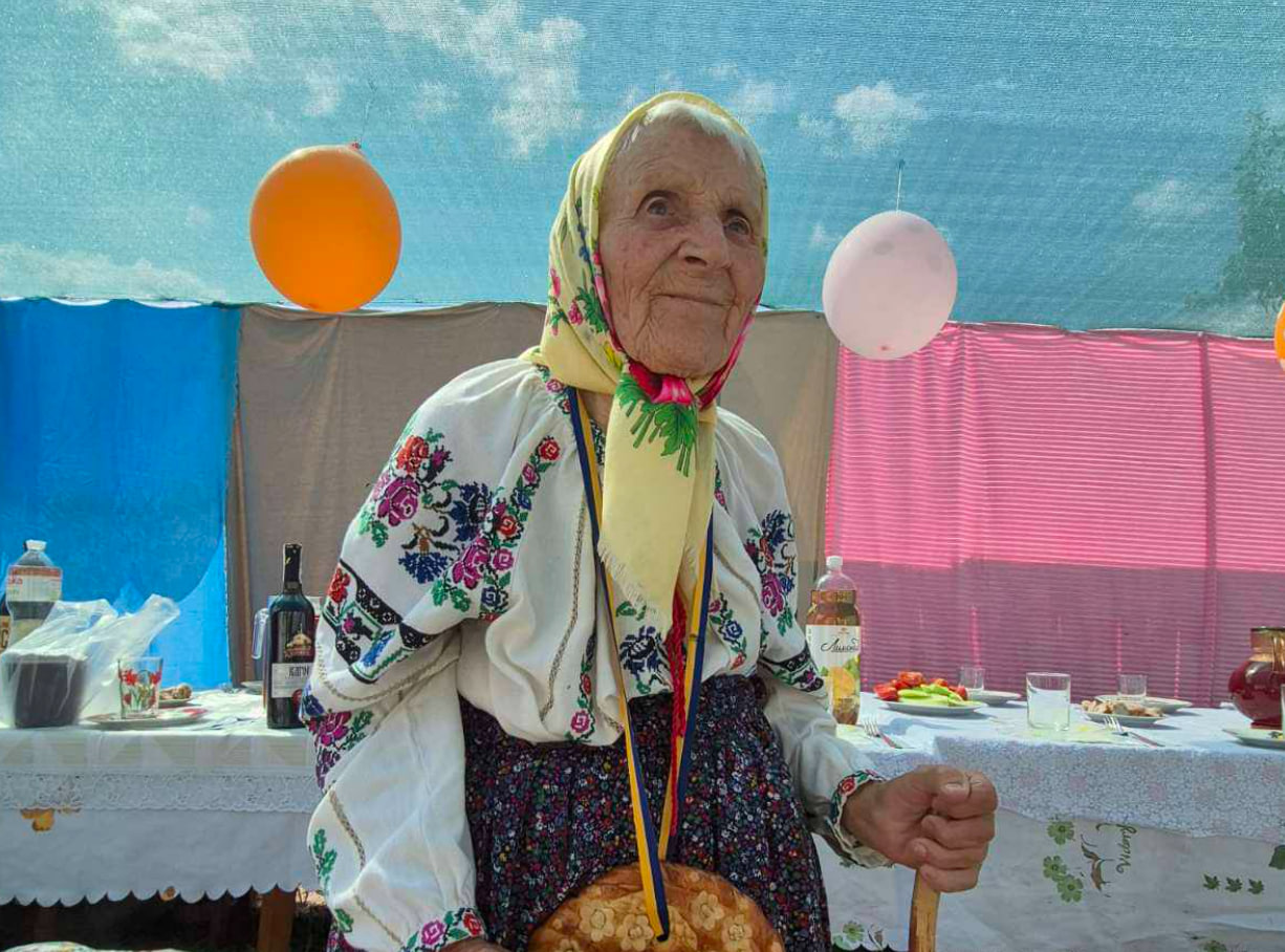 Тетяна Фесюк святкує своє століття у Вишгородському районі
