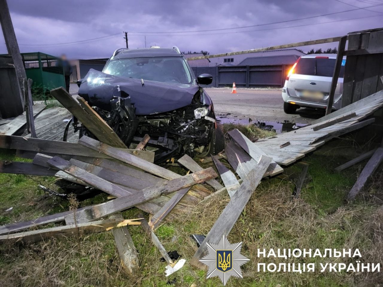 Аварія в Нижчій Дубечні - водій одного з автомобілів отримав травми внаслідок зіткнення