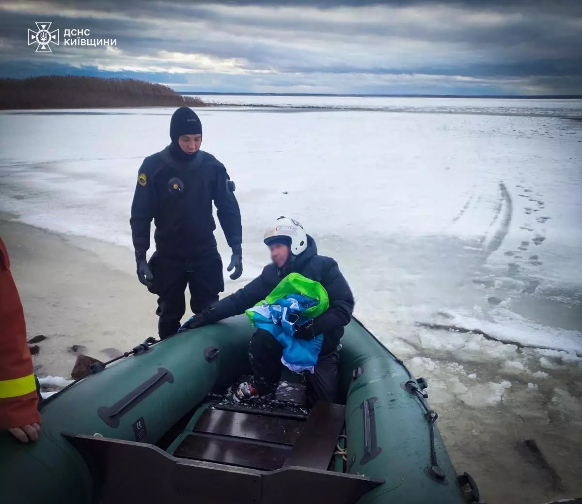 У Лебедівці крига не зупинила двох чоловіків - подробиці