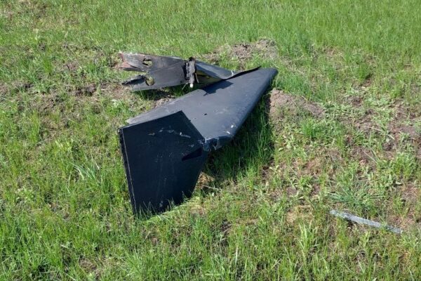 Аварія дрона поруч із Новосілками призвела до виникнення пожежі